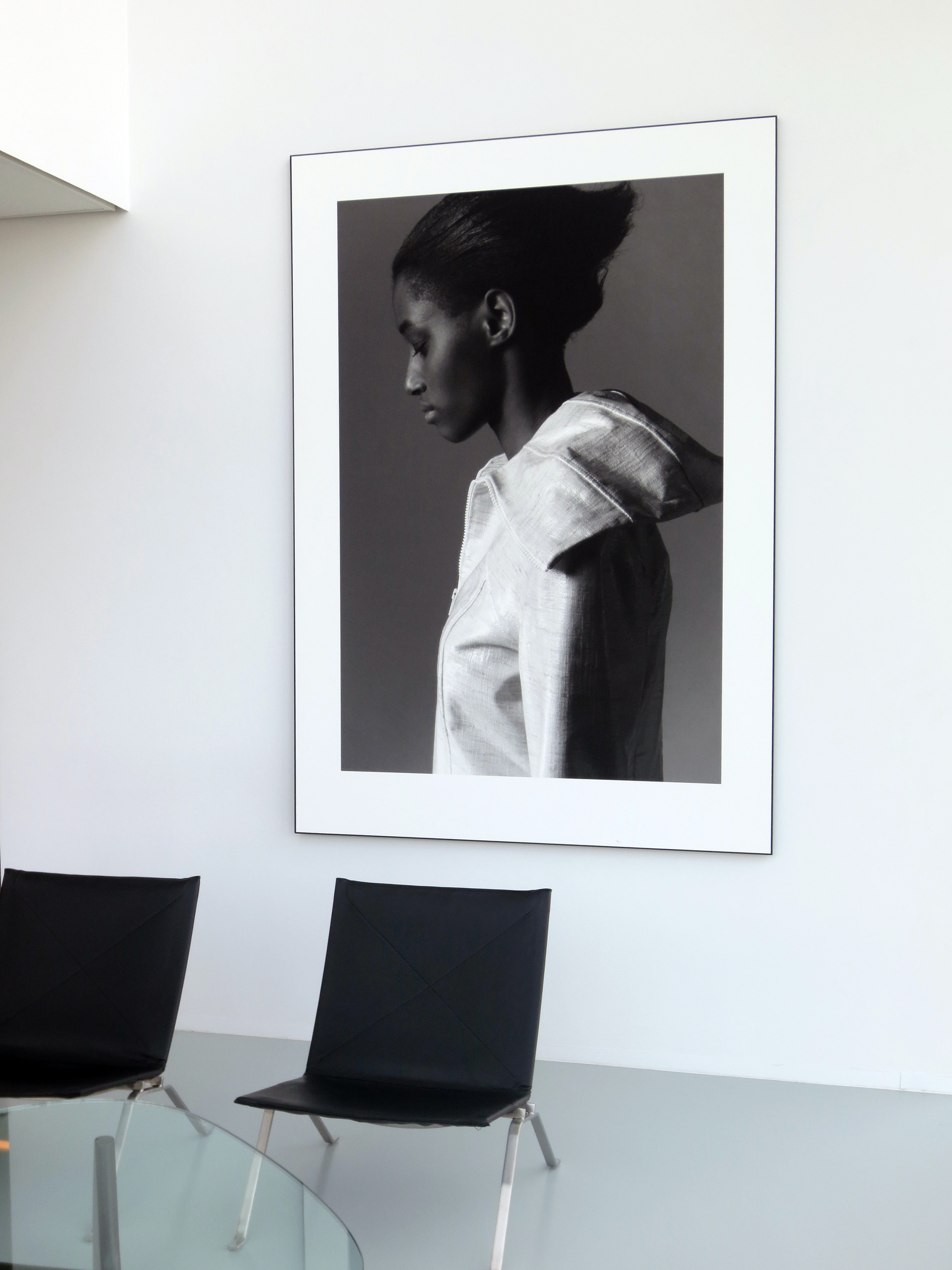 Framed photograph of a woman.